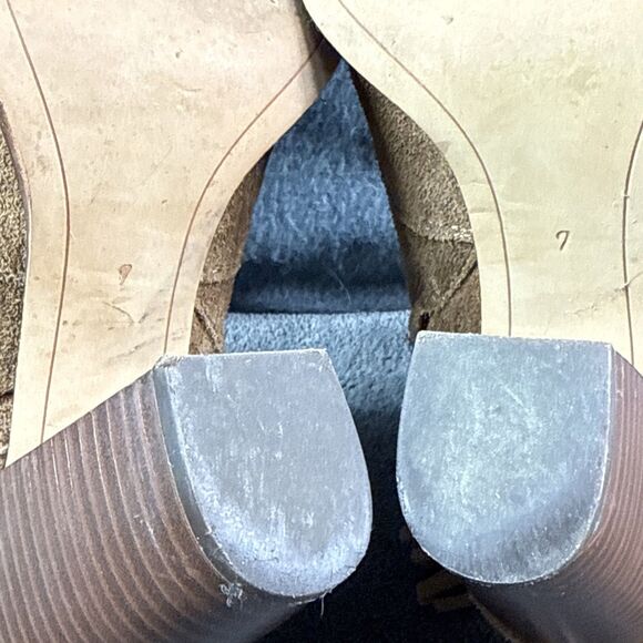 Sam Edelman Women's Benjie Western Fringe Ankle Bootie Golden Caramel, US 7 - Picture 11 of 14